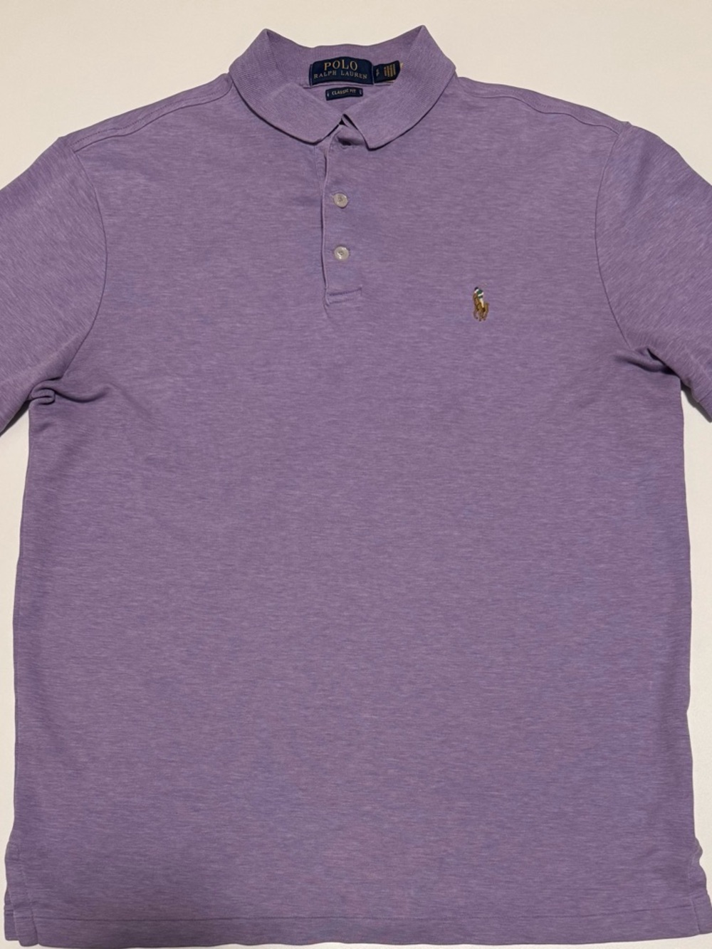 Polo by Ralph Lauren Lavender Heather Polo Shirt